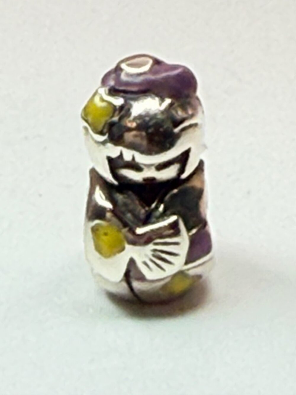 Chamilia Retired Nozomi Heion Tranquility Sterling Silver Enamel Charm